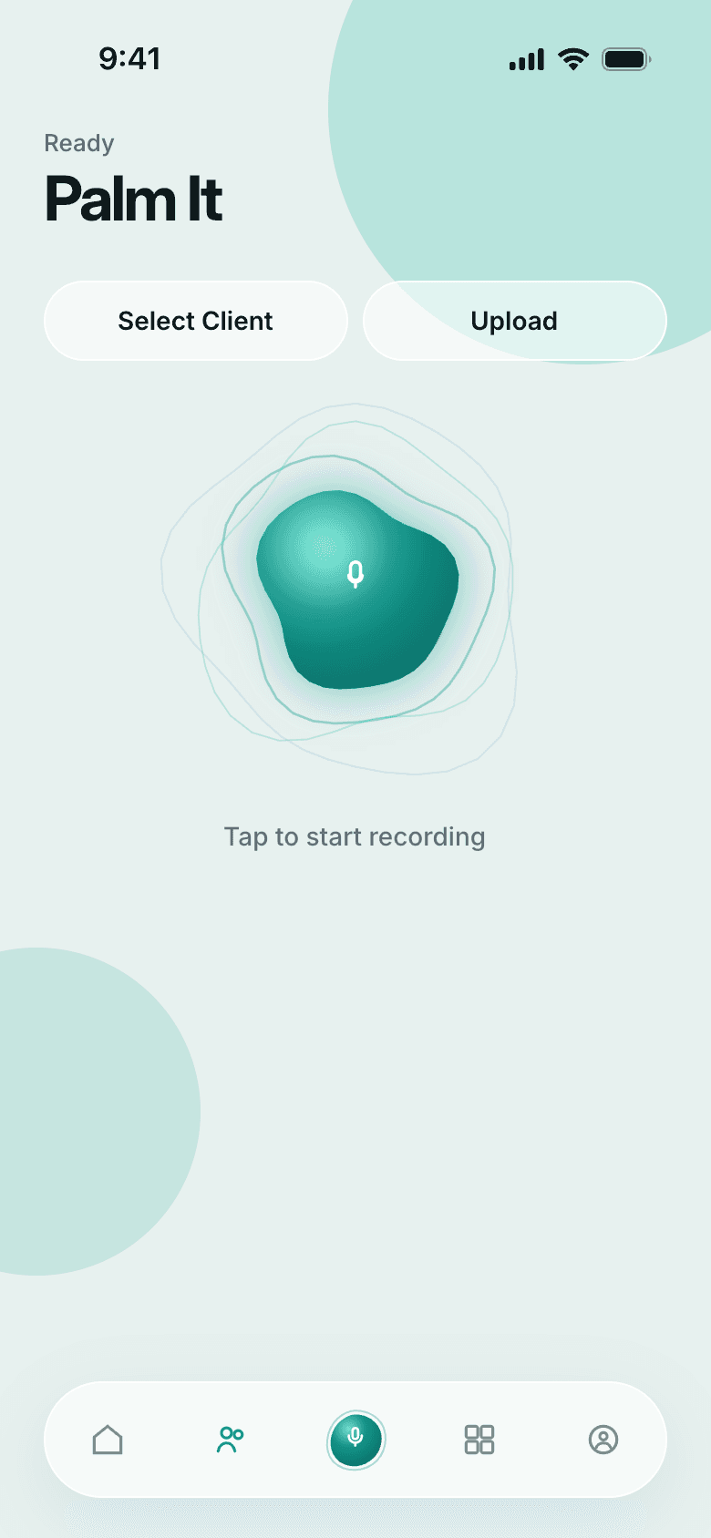 PalmCare AI Palm It screen