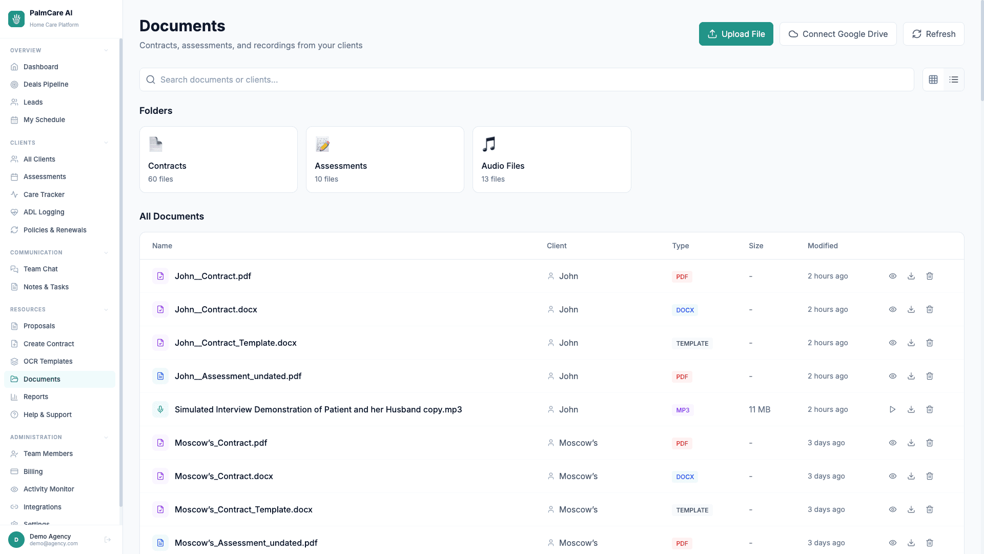 Document Management screenshot